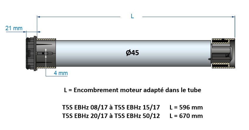 Dimensions T5S EBHz