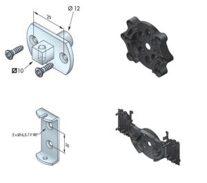 SUPPORTS MOTEURS SIMU ET SOMFY