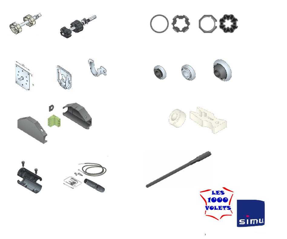 Accessoires de montage